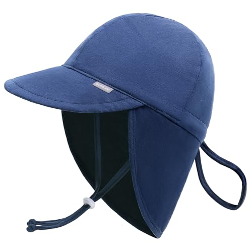 JANGANNSA UPF 50+ Baby Sun Hat with Ear and Neck Protection Toddler Beach Hat for Boys & Girls Infant Summer Sun Hat Ideal for Summer Fun（2-5T） von JANGANNSA