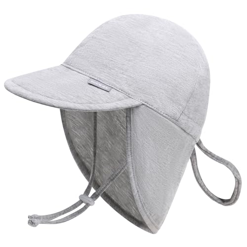 JANGANNSA UPF 50+ Baby Sun Hat with Ear and Neck Protection Toddler Beach Hat for Boys & Girls Infant Summer Sun Hat Ideal for Summer Fun（2-5T） von JANGANNSA