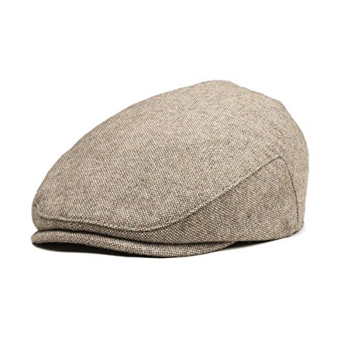 JANGOUL Kinder Woll-Tweed-Flachmütze Fischgrätenmuster Junge Mädchen Newsboy Caps Säugling Kleinkind Kind Jugend Barett Hut Ivy Gatsby Cap Gr. 1-2 Jahre, Stil 5 von JANGOUL