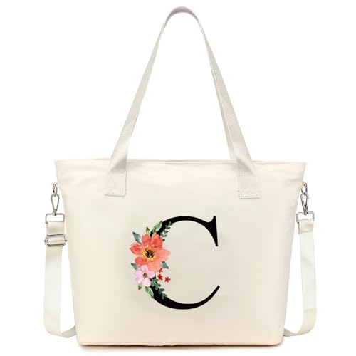 JANSBEN Groß Shopper Handtasche Damen mit Personalisierte Initialen Umhängetasche mit 15,6 Zoll Laptopfach & Stanley Cup Taschen Schultertasche mit Reißverschluss Tote Bag für Arbeit, Reisen, Weiß JANSBEN Groß Shopper Handtasche Damen mit Personalisierte Initialen Umhängetasche mit 15,6 Zoll Laptopfach & Stanley Cup Taschen Schultertasche mit Reißverschluss Tote Bag für Arbeit, Reisen, Weiß von JANSBEN