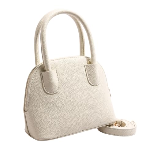 JANSBEN Klein Handtasche Damen - Niedliche Umhängetasche Mini Henkeltaschen Schultertasche Kunstleder Crossbody Bag mit Abnehmbarer Schulterriemen von JANSBEN