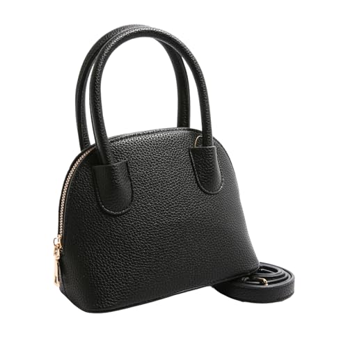 JANSBEN Klein Handtasche Damen - Niedliche Umhängetasche Mini Henkeltaschen Schultertasche Kunstleder Crossbody Bag mit Abnehmbarer Schulterriemen von JANSBEN