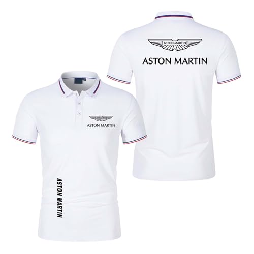 Bequeme Poloshirts Für Herren Für A.s.t.o.n M.a.r.ti.n Schnell Trocknende Sportshirts Tennis-Kurzarm-Trainings-T-Shirt Patchwork-Halbarm-T-Shirt-BaiS||3X_l von JANZBZSU