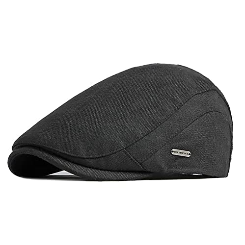 JAOAJ Schiebermütze Herren Barett Cap Herbst Winter,Schirmmützen Cabbie Hunter Hat,Baskenmützen Flat Cap Newsboy Mütze Driving Hüte von JAOAJ