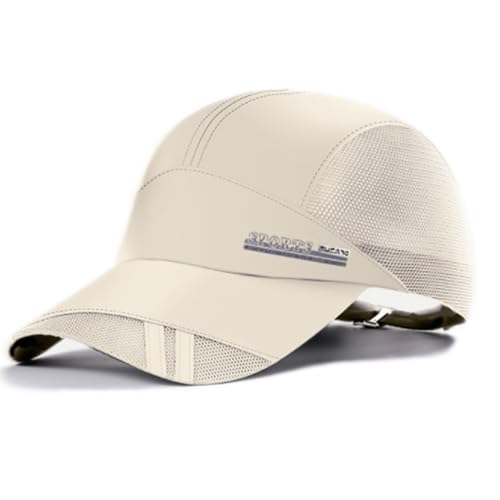 JAOAJ Sommer Atmungsaktive Mesh Baseball Kappe Laufen,Sport Schnell Sonnenhut Trocknend Baseball Hüte,Sport Cap Verstellbar,Kappe mit Uv Schutz Herren von JAOAJ