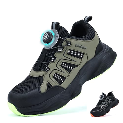JAOOUU Arbeitsschuhe Sicherheitsschuhe Herren Damen Stahlkappen Anti-Quetschung Leicht Sportlich Atmungsaktiv rutschfest Schnellverschluss Arbeitsstiefel Mode Schutzschuhe 39-45EU JAOOUU Arbeitsschuhe Sicherheitsschuhe Herren Damen Stahlkappen Anti-Quetschung Leicht Sportlich Atmungsaktiv rutschfest Schnellverschluss Arbeitsstiefel Mode Schutzschuhe 39-45EU von JAOOUU