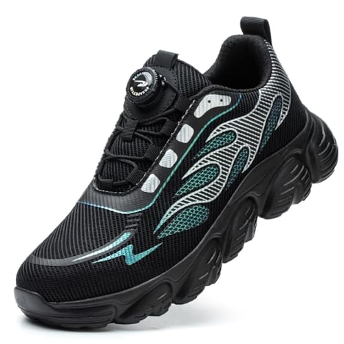 JAOOUU Sicherheitsschuhe Herren Arbeitsschuhe Damen Leicht Atmungsaktiv mit Schnellverschluss Drehverschluss Stahlkappenschuhe Unisex Industrie Schuhe Schwarz 40EU JAOOUU Sicherheitsschuhe Herren Arbeitsschuhe Damen Leicht Atmungsaktiv mit Schnellverschluss Drehverschluss Stahlkappenschuhe Unisex Industrie Schuhe Schwarz 40EU von JAOOUU