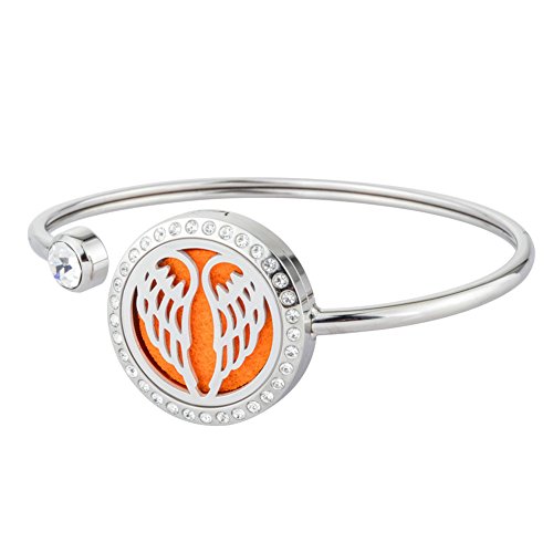JAOYU Ätherische Öle Armband für Frauen Aromatherapie Diffusor Tier Schmuck Edelstahl Schwimmdock Bezaubert Medaillon - Teen Mädchen Geschenke von JAOYU