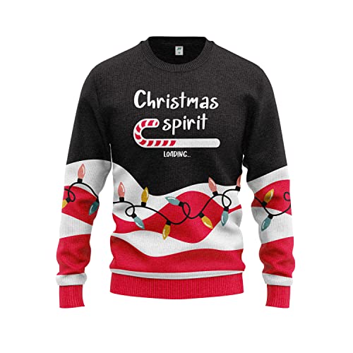 JAP Christmas Spirit - Lustiger Hässlicher Weihnachtspullover Für Damen und Herren Ugly Christmas Sweater - 3XL von JAP Christmas