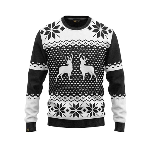 JAP Classic Schwarz - Lustiger Hässlicher Weihnachtspullover Für Damen und Herren Ugly Christmas Sweater - XL von JAP Christmas