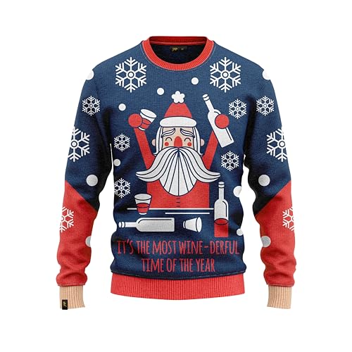 JAP Winederfull - Lustiger Hässlicher Weihnachtspullover Für Damen und Herren Ugly Christmas Sweater - S von JAP Christmas