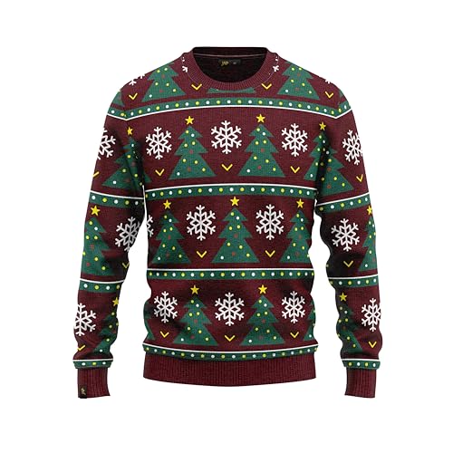 JAP Christmas Weihnachtsbaum mit Schneeflocke - Lustiger Hässlicher Weihnachtspullover Für Damen und Herren Ugly Christmas Sweater - 2XL JAP Christmas Weihnachtsbaum mit Schneeflocke - Lustiger Hässlicher Weihnachtspullover Für Damen und Herren Ugly Christmas Sweater - 2XL von JAP Christmas