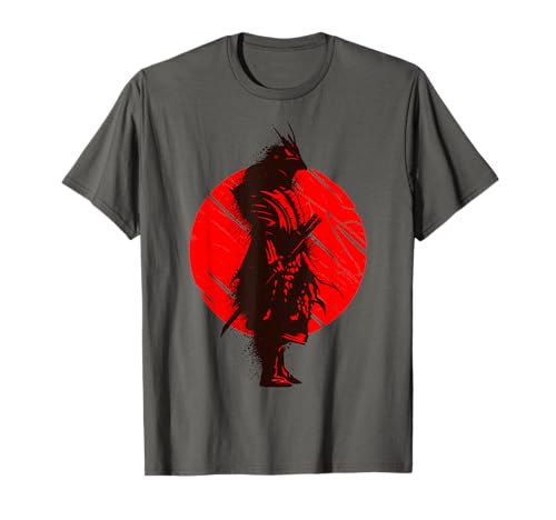 Samurai Bushi Kämpfer Krieger Japan Damen Herren T-Shirt von JAPAN DESIGNS Sprüche Outfits für Japan-Fans