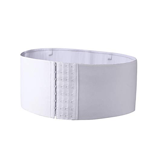 JARAZIN Frauen Transgender Tomboy FTM Brustbinder trägerlos Haken Tube Top Wrap, Weiss/opulenter Garten, Large von JARAZIN