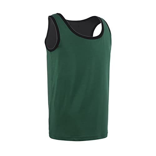 JARAZIN Tomboy Transgender Lesbian FTM Cotton Long Elastic Band Built-in Chest Binder, Grün , 6X-Groß von JARAZIN