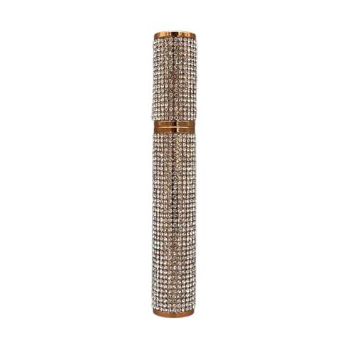 Jasmin Grünwald Mascara schwarz, 8 ml – Glamouröse Glitzer-Verpackung, Volumen & Länge, parabenfrei & parfümfrei, bis zu 24 Stunden Halt, leicht entfernbar von JASMIN GRÜNWALD
