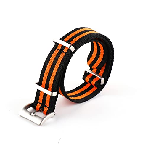 JASMKLX Canvas Armband Universal Watch Strap Fit for SKX007 Seamaster 300 Bond Kaliber Armband Zubehör 20mm 19mm Zulu Nato Nylon 007(41 EU,22mm) von JASMKLX