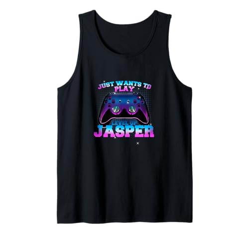 Herren JASPER - LEVEL UP mit Controller: WILL NUR SPIELEN Tank Top Herren JASPER - LEVEL UP mit Controller: WILL NUR SPIELEN Tank Top von JASPER Sohn Enkel Geburtstag Geschenkideen