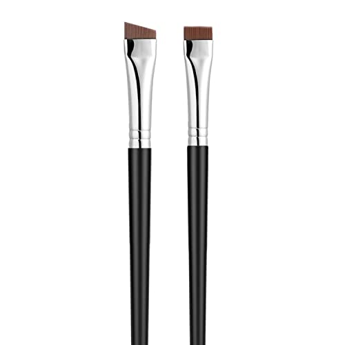 JASSINS Fein abgewinkelte Eyeliner-Pinsel, Präzisions-Gel-Eyeliner-Pinsel, synthetische Borsten, Augen-Make-up-Werkzeug, ultradünn, schräg, flacher Winkel für Schönheitskosmetik-Werkzeug von JASSINS