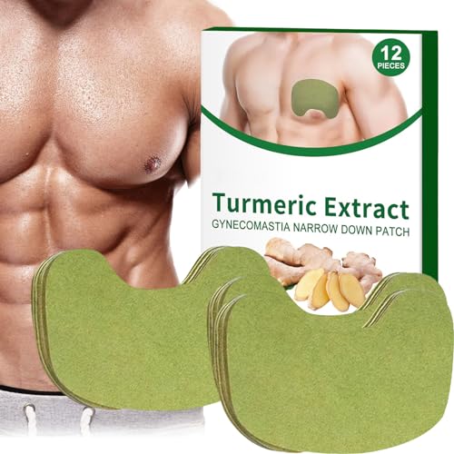 Cellulite Reduction Patches, Cellulite Targeting Patches, Gynecomastia Compress Patch For Men, Gynecomastia Tightening Ginger Patch For Men, For Men Chest Care Patch Turmeric Extract (36PCS) von JASUBAI