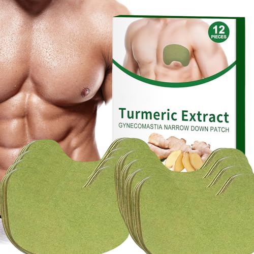 Cellulite Reduction Patches, Cellulite Targeting Patches, Gynecomastia Compress Patch For Men, Gynecomastia Tightening Ginger Patch For Men, For Men Chest Care Patch Turmeric Extract (96PCS) von JASUBAI