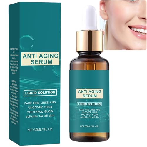 Feuchtigkeitsspendendes Anti-Aging-Gesichtsserum für Frauen, Anti-Falten-Serum zur Reduzierung von Fältchen, zur Kollagenförderung, Feuchtigkeitsversorgung und Korrektur dunkler Flecken (1PCS) von JASUBAI