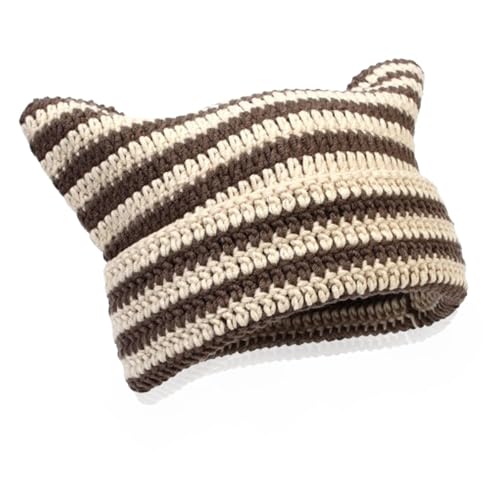 Katzenohren Strickmützen, Mütze Katze, Mütze mit ohren, Knitted Hat Cat Ears, Damen Mütze Katzenohren Mütze, Beanie Mütze Katze, Wintermütze mit Katzenohren, Warme und Dehnbare Winterstrickmütze Katzenohren Strickmützen, Mütze Katze, Mütze mit ohren, Knitted Hat Cat Ears, Damen Mütze Katzenohren Mütze, Beanie Mütze Katze, Wintermütze mit Katzenohren, Warme und Dehnbare Winterstrickmütze von JAWAI