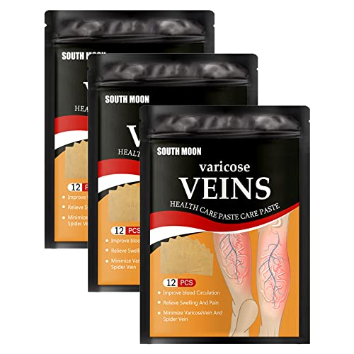 36PCS Varicose Veins Patch, Veinhealth Varicose Veins Patch, Spider Leg Repair Patch, Krampfadern und Besenreiser Entfernen, Krampfadern Patch, Verbesserung der Durchblutung von JAWSEU