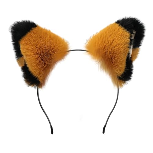 JAWSEU Handgefertigtes Katzenohren, Fuchs Ears Katzenohren Haarreif Katzen Ohren Haarschmuck Handgefertigtes Fell Fuchs Katzenohren Stirnband Fursuit Kopfbedeckung Cosplay Kostüm Party Zubehör JAWSEU Handgefertigtes Katzenohren, Fuchs Ears Katzenohren Haarreif Katzen Ohren Haarschmuck Handgefertigtes Fell Fuchs Katzenohren Stirnband Fursuit Kopfbedeckung Cosplay Kostüm Party Zubehör von JAWSEU
