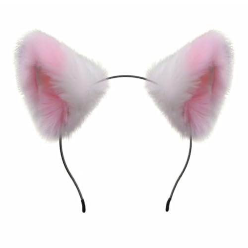 JAWSEU Handgefertigtes Katzenohren, Fuchs Ears Katzenohren Haarreif Katzen Ohren Haarschmuck Handgefertigtes Fell Fuchs Katzenohren Stirnband Fursuit Kopfbedeckung Cosplay Kostüm Party Zubehör JAWSEU Handgefertigtes Katzenohren, Fuchs Ears Katzenohren Haarreif Katzen Ohren Haarschmuck Handgefertigtes Fell Fuchs Katzenohren Stirnband Fursuit Kopfbedeckung Cosplay Kostüm Party Zubehör von JAWSEU