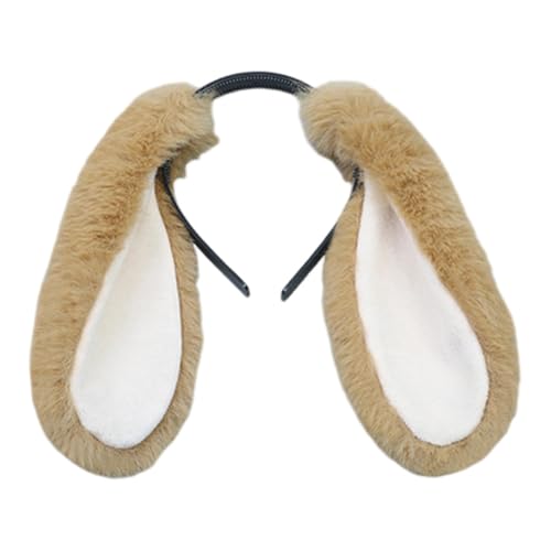 Hasenohren Haarreif, Hasen Ohren Haarreifen Plüsch Hasenohren Stirnband Haarbänder Kaninchenohren Haarreif Ostern Bunny Kostüm Cosplay Karneval Kinder Erwachsene Tier Haarschmuck Stirnband von JAWSEU