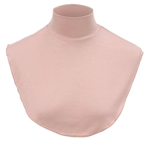 JAWSEU Women's Removable Fake Collar, Rollkragen aus Baumwolle Warm Blusenkragen Einsatz falscher Kragen künstliche Rollkragen Bluse für Damen halbe Bluse für Formelle Kleidung Blusen Pullover von JAWSEU