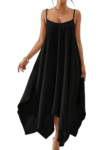 Koreanisches Sommerkleid für Frauen Spaghettiträger Midi Style Pullover in Farbe von JAWSEU