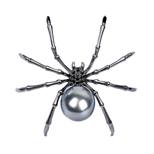 Spinne Broschen Insekt Tier Pin Abzeichen Kristall Spinne Brosche Kristallinsekten Spinne Anstecknadel Brosche Insekt Spinne Brosche Schmucknadeln Für Kleidung Kragen Kleid Schal Tasche von JAWSEU