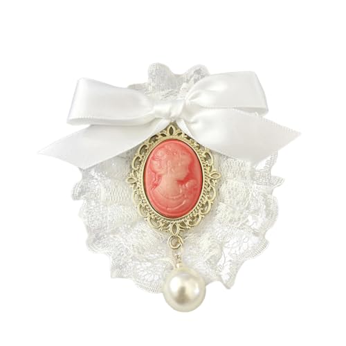 Süß Schleife brosche Schleifenbrosche mit Perle Schmuckbrosche Vintage viktorianische Kamee Brosche Pin Ansteckblume Damen Blume Brosche Pin Formelle Kleidung Fliege für Frauen Damen Mädchen Süß Schleife brosche Schleifenbrosche mit Perle Schmuckbrosche Vintage viktorianische Kamee Brosche Pin Ansteckblume Damen Blume Brosche Pin Formelle Kleidung Fliege für Frauen Damen Mädchen von JAWSEU