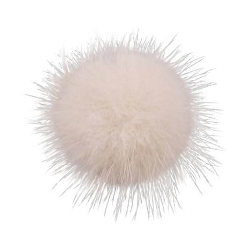 Vintage Feder Brosche, Flauschige Straußenfeder Brosche Feder Haarschmuck Feder Anstecknadeln Damen Vintage Feder Anstecknadel Kleidung Dekoration Frauen Brosche Deko Brooch Schmuck Zubehör von JAWSEU