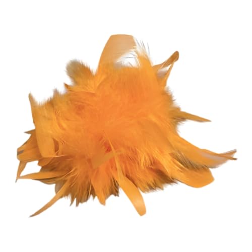 Vintage Feder Brosche, Flauschige Straußenfeder Brosche Feder Haarschmuck Feder Anstecknadeln Damen Vintage Feder Anstecknadel Kleidung Korsagen Frauen Brosche Deko Brooch Schmuck Zubehör von JAWSEU