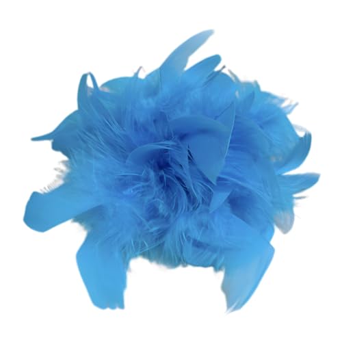 Vintage Feder Brosche, Flauschige Straußenfeder Brosche Feder Haarschmuck Feder Anstecknadeln Damen Vintage Feder Anstecknadel Kleidung Korsagen Frauen Brosche Deko Brooch Schmuck Zubehör von JAWSEU