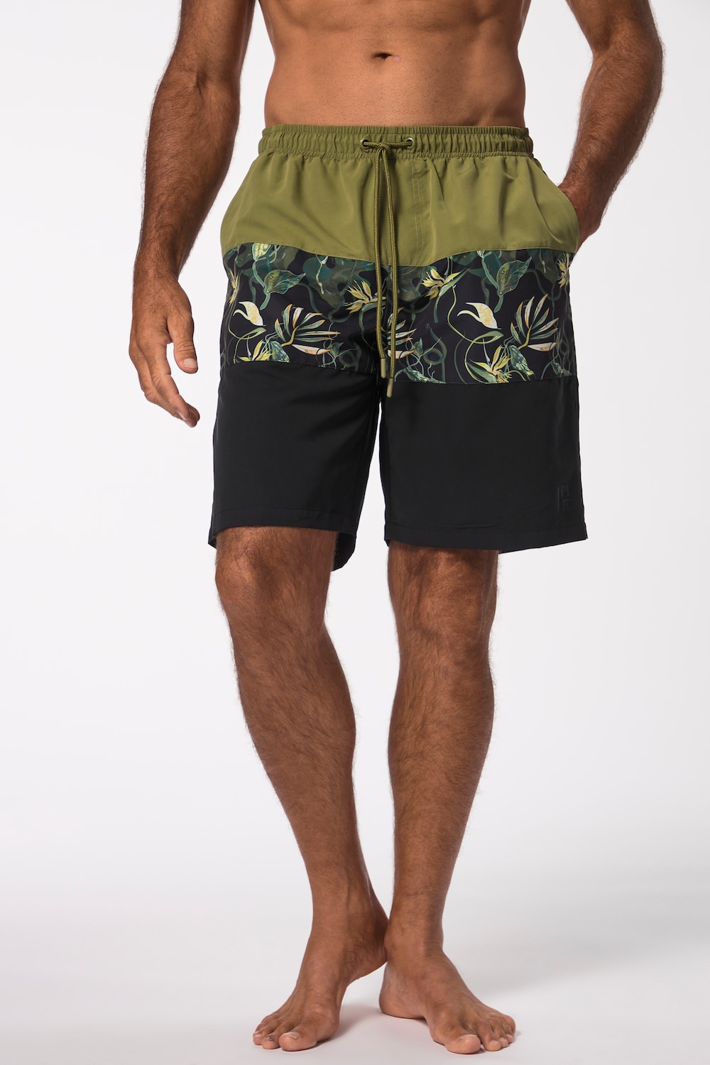 Große Größen JAY-PI Badeshorts, Herren, schwarz, Größe: L, Polyester, JAY-PI von JAY-PI