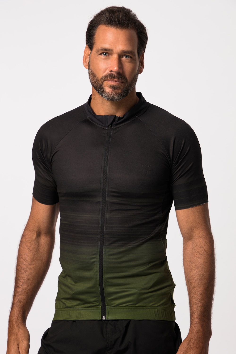 Große Größen JAY-PI Fahrrad-Trikot FLEXNAMIC®, Herren, schwarz, Größe: 3XL, Polyester/Elasthan, JAY-PI von JAY-PI