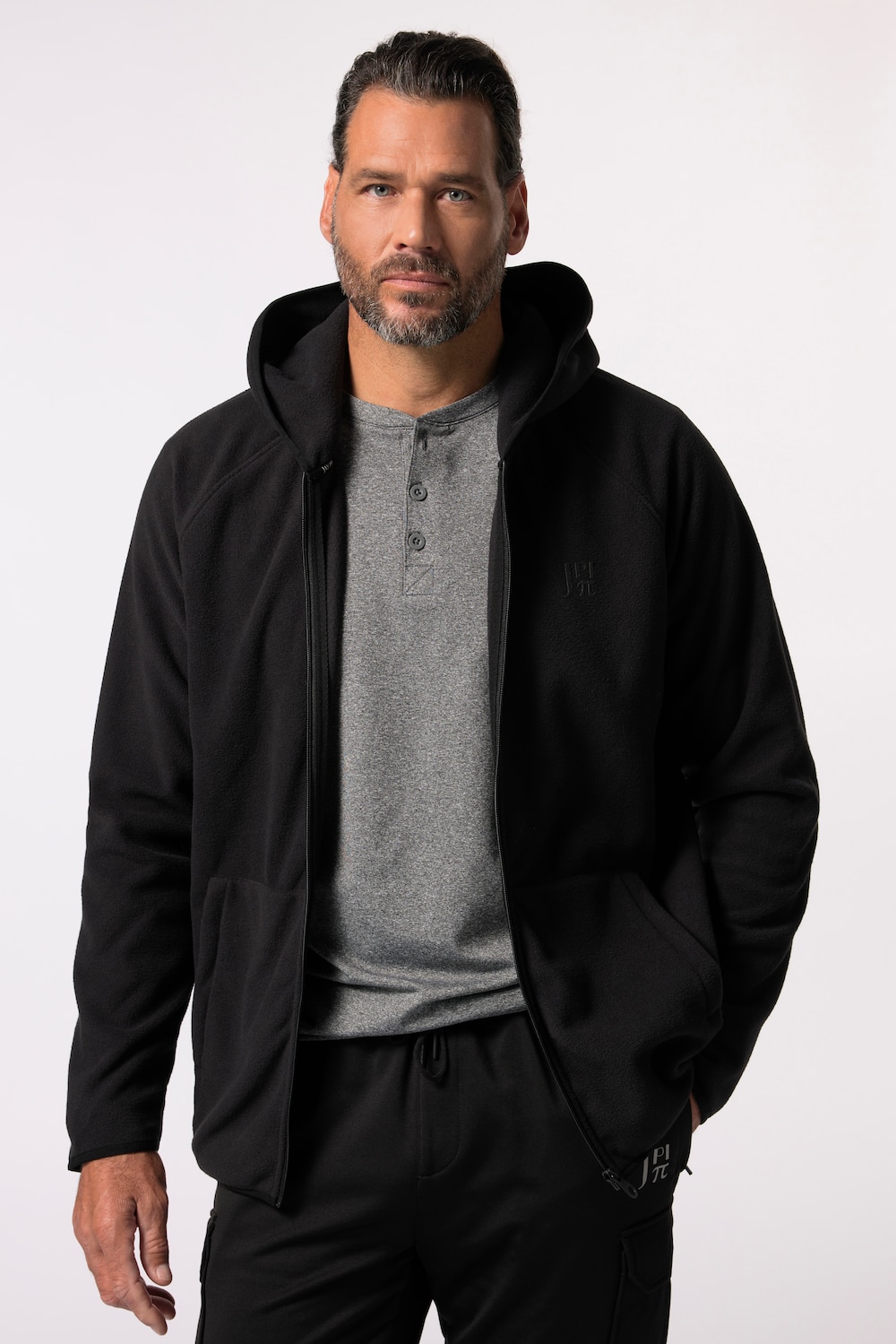 Große Größen JAY-PI Fleece-Jacke, Herren, schwarz, Größe: 4XL, Polyester, JAY-PI Große Größen JAY-PI Fleece-Jacke, Herren, schwarz, Größe: 4XL, Polyester, JAY-PI von JAY-PI