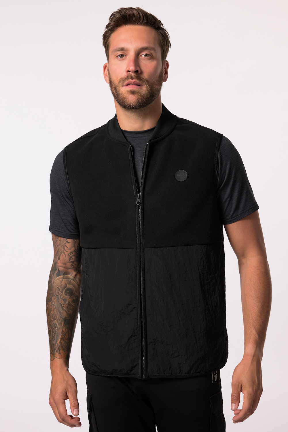 Große Größen JAY-PI Fleeceweste, Herren, schwarz, Größe: 4XL, Polyester/Synthetische Fasern, JAY-PI von JAY-PI