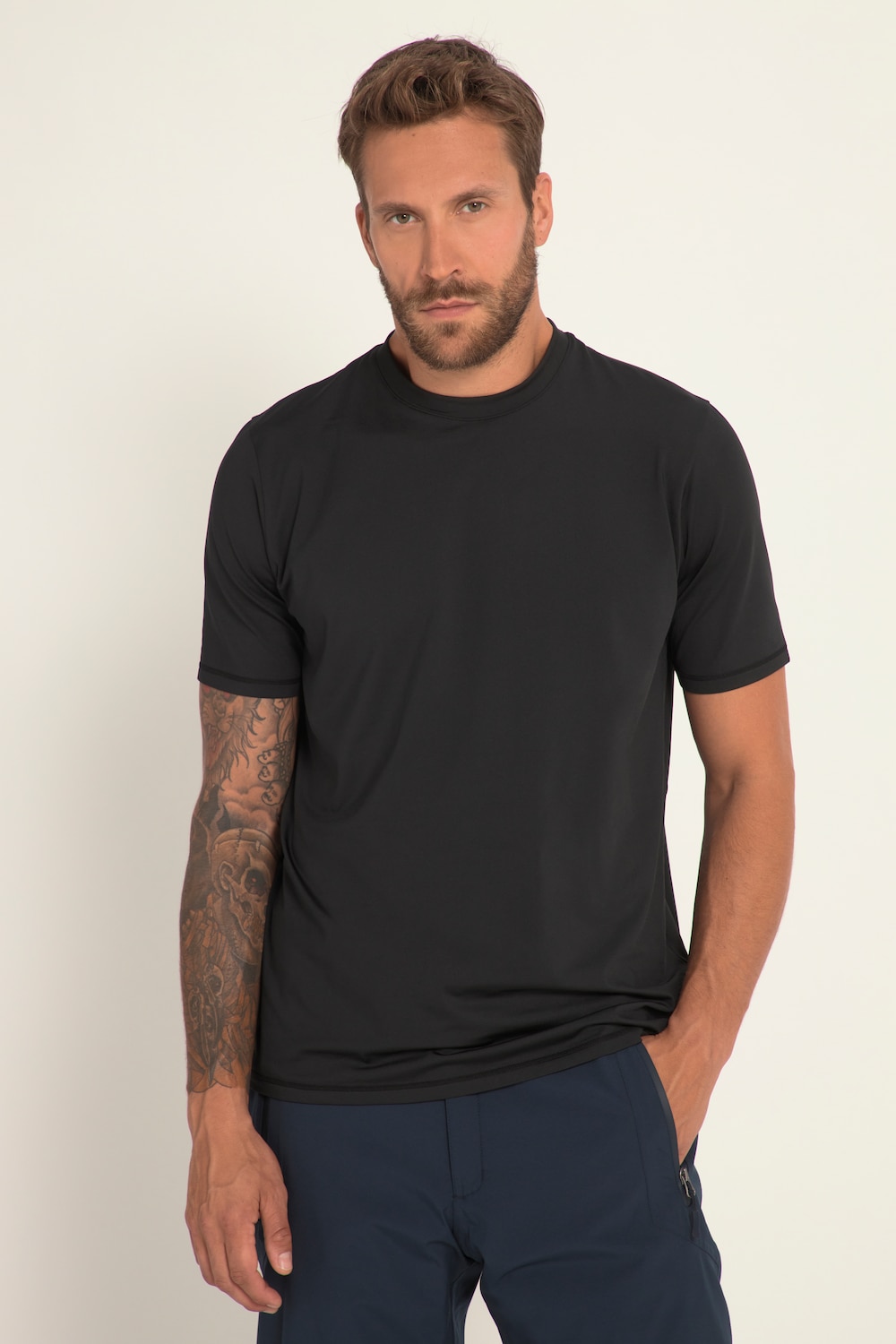 Große Größen JAY-PI Funktions-T-Shirt, Herren, schwarz, Größe: 4XL, Polyester/Elasthan, JAY-PI Große Größen JAY-PI Funktions-T-Shirt, Herren, schwarz, Größe: 4XL, Polyester/Elasthan, JAY-PI von JAY-PI