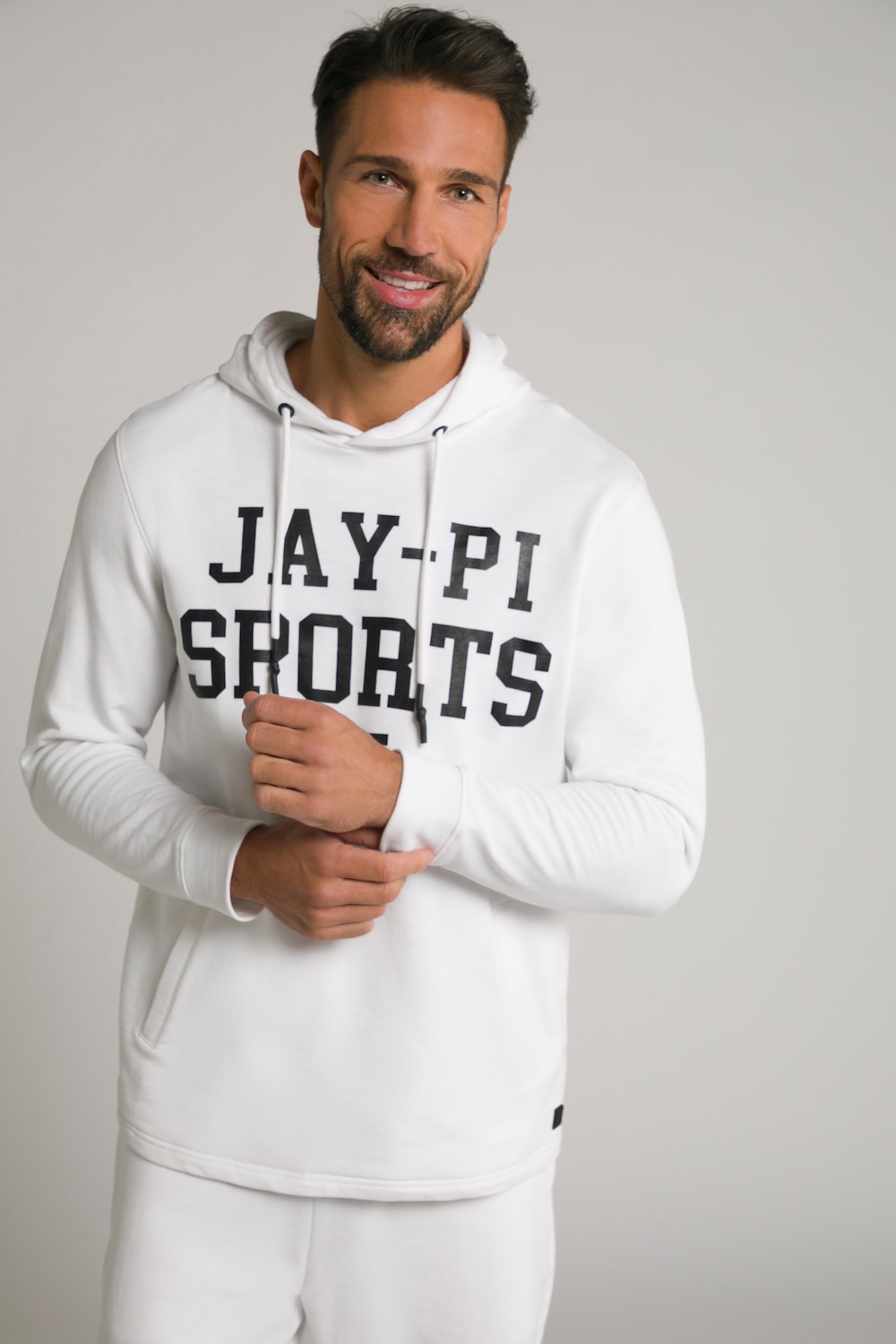 Große Größen JAY-PI Hoodie, Herren, weiß, Größe: 3XL, Baumwolle, JAY-PI von JAY-PI