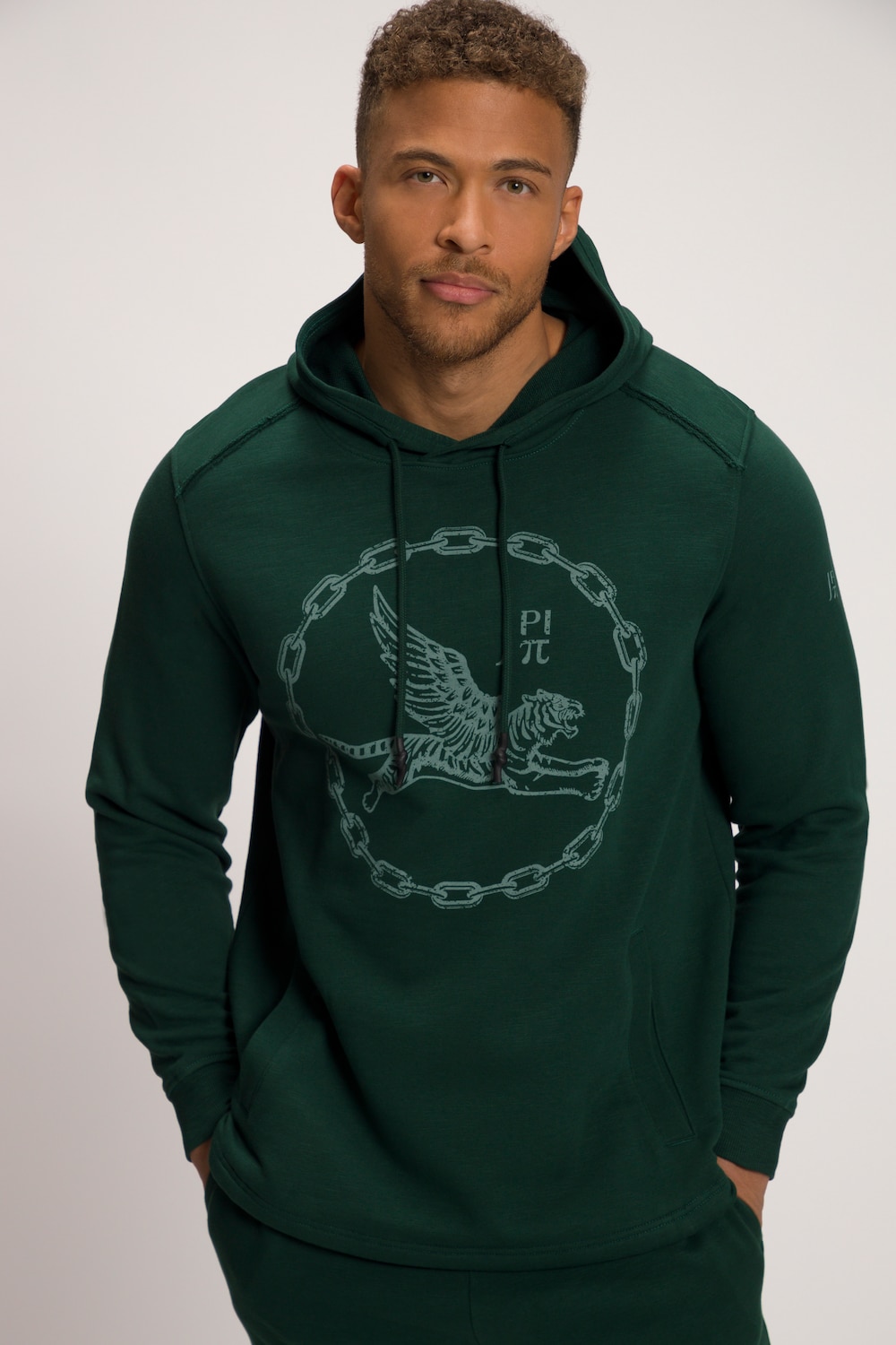 Große Größen JAY-PI Hoodie, Herren, grau, Größe: 3XL, Baumwolle, JAY-PI von JAY-PI