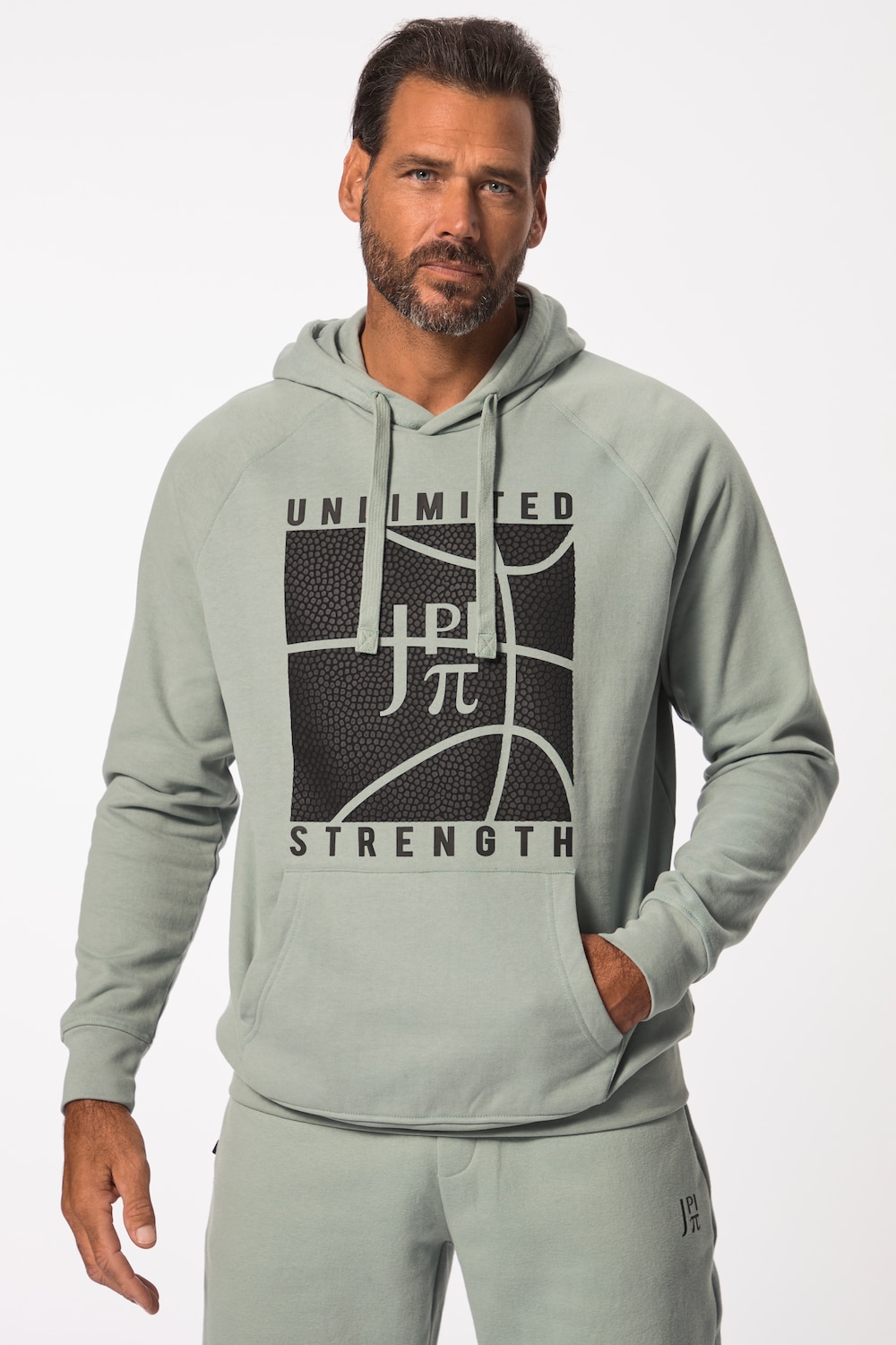 Große Größen JAY-PI Hoodie, Herren, grau, Größe: 3XL, Baumwolle/Polyester, JAY-PI von JAY-PI