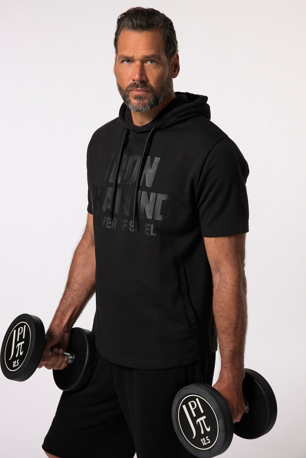 Große Größen JAY-PI Hoodie Iron Anvil, Herren, schwarz, Größe: XL, Baumwolle/Polyester, JAY-PI von JAY-PI