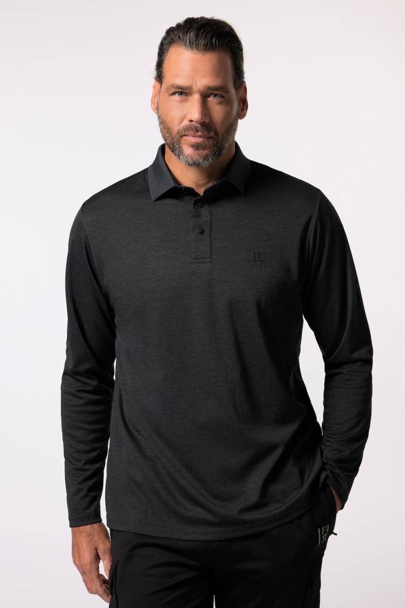 Große Größen JAY-PI Langarm-Poloshirt, Herren, schwarz, Größe: 7XL, Polyester, JAY-PI von JAY-PI