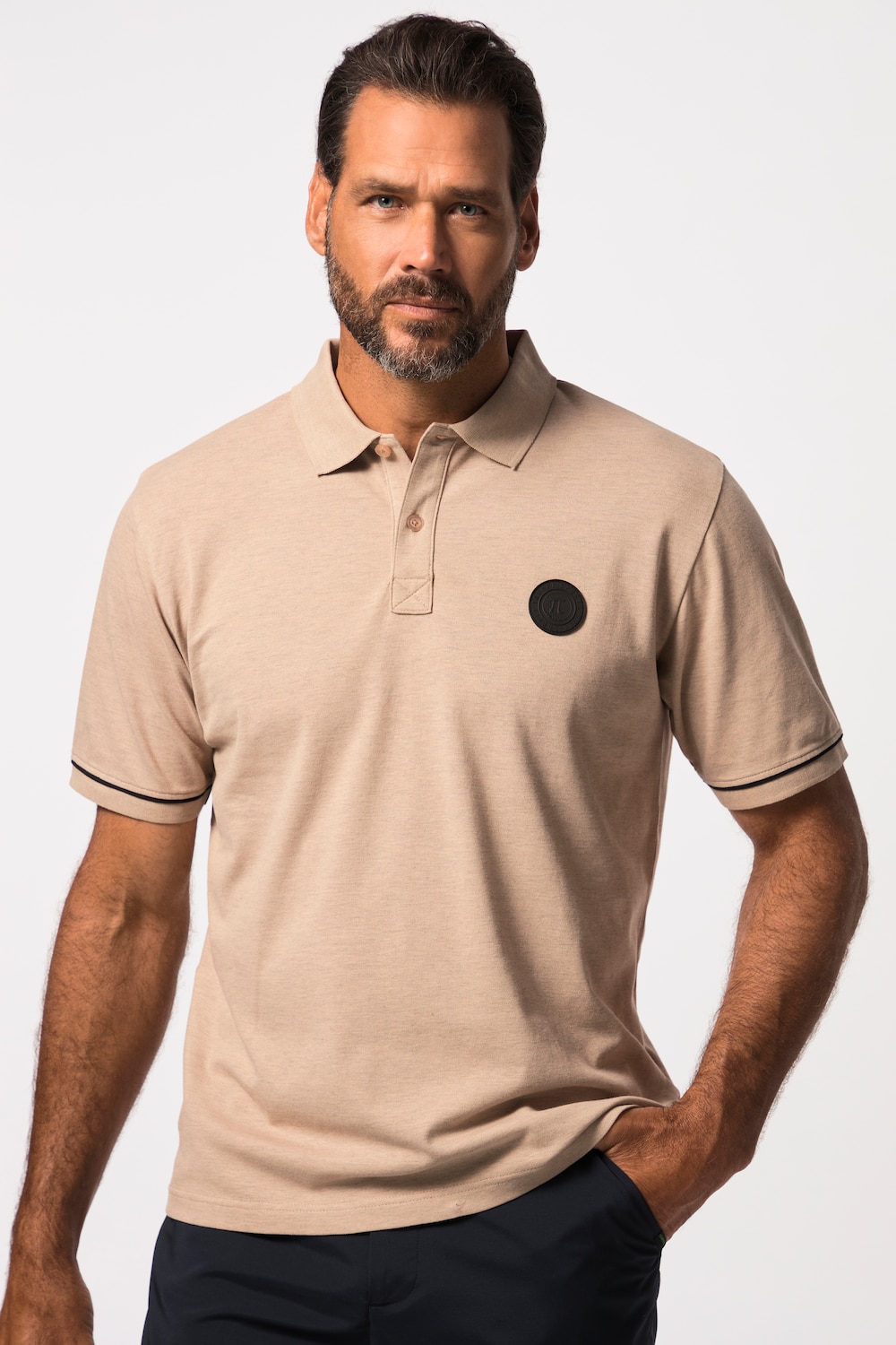 Große Größen JAY-PI Poloshirt FLEXNAMIC®, Herren, braun, Größe: 3XL, Baumwolle, JAY-PI von JAY-PI