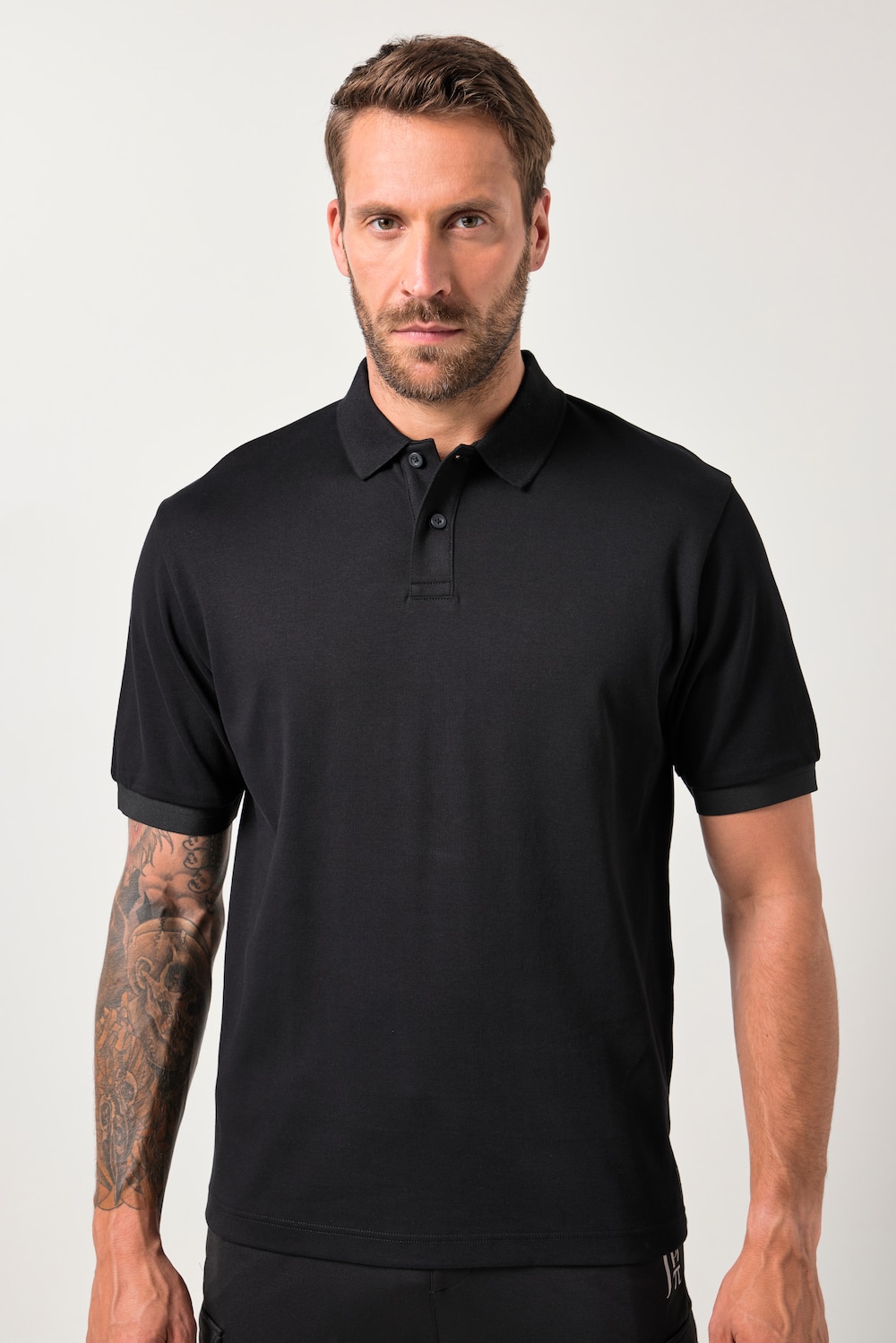 Große Größen JAY-PI Poloshirt FLEXNAMIC®, Herren, schwarz, Größe: 4XL, Baumwolle, JAY-PI von JAY-PI
